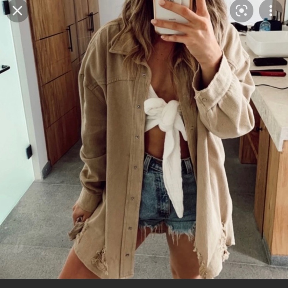 12th Tribe boho shacket